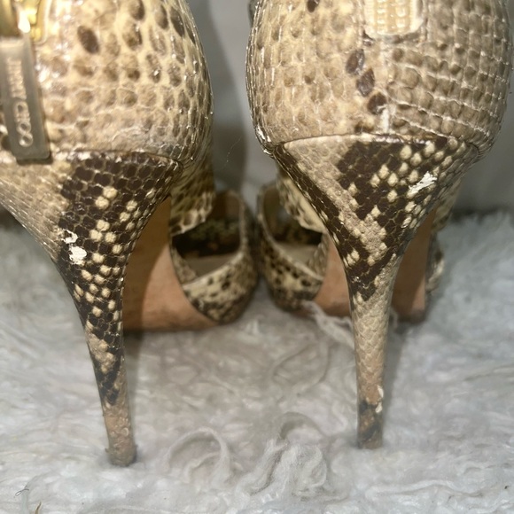 Jimmy Choo Private Peep Toe pumps Python - Picture 9 of 12